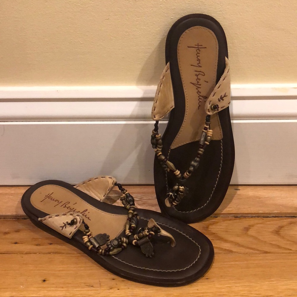 Beaded Henry Beguelin Sandals